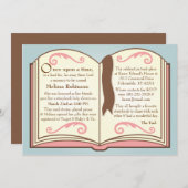 絵本のベビーシャワー招待状 招待状 (正面/裏面)