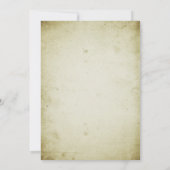 絵本のページ風 ヴィンテージ フェアリーテイル サンキューカード セーブザデート (裏面)