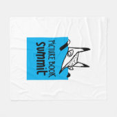 絵本の頂上媒体毛布 フリースブランケット (正面(横))