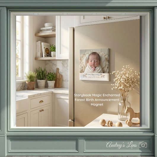 絵本の魔法　エンシャントフォレスト 誕生発表 マグネット