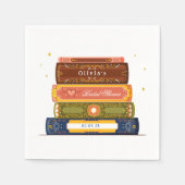 絵本ライブラリー 次の章へ ブライダルシャワー スタンダードカクテルナプキン (正面)