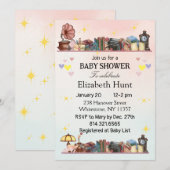 絵本ライブラリー 次の章 赤ちゃんのお披露目 招待状 (正面/裏面)