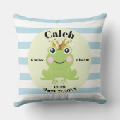 絵本 童話 カエル王子 青い 誕生日 プレゼント クッション (裏面)