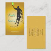 絵画と飾金ゴールド色素の詳細 名刺 (正面/裏面)