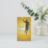 絵画と飾金ゴールド色素の詳細 名刺 (スタンド正面)