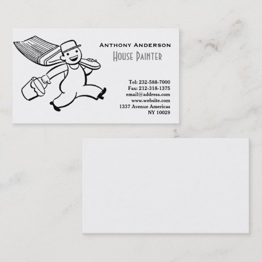 絵画と飾 名刺 (正面/裏面)