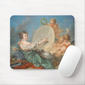 絵画のアレゴリー、1765年(キャンバスの油) マウスパッド (マウス)