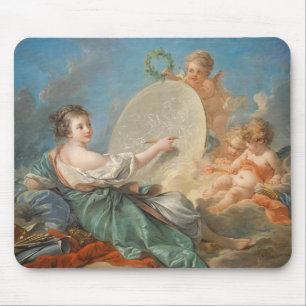 絵画のアレゴリー、1765年(キャンバスの油) マウスパッド