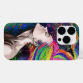 絵画のカラフル髪 Case-Mate iPhoneケース (裏面 (横))