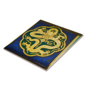 絵画のクローズアップ、仏2のタワー タイル (側面)