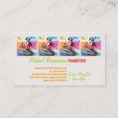 絵画のサービス写真の追加カスタム工芸品作業者 名刺 (裏面)