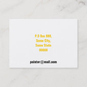 絵画のサービス 名刺 (裏面)