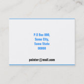 絵画のサービス 名刺 (裏面)