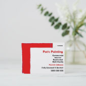 絵画のサービス 名刺 (スタンド正面)