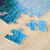 絵画のシニケイタリアンテレRiviera Cliff Sea ジグソーパズル (側面)