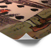 絵画のバラレッド3 ポスター (角)