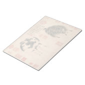 絵画の中国のラム山羊の太陰年〔占星術の〕十二宮図ノートP ノートパッド (アングル)