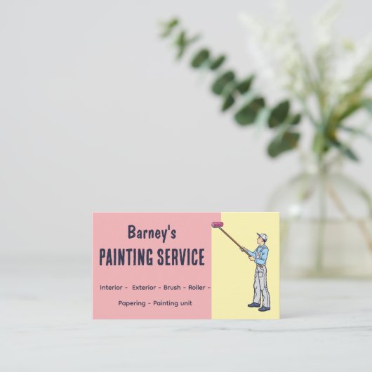 絵画の名刺 名刺 (スタンド正面)