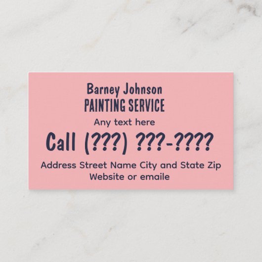 絵画の名刺 名刺 (裏面)