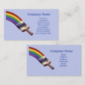 絵画の建築業者の名刺 名刺 (正面/裏面)