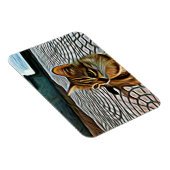 絵画の美しい猫 マグネット (右側)