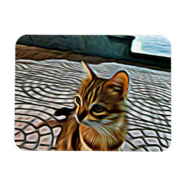 絵画の美しい猫 マグネット