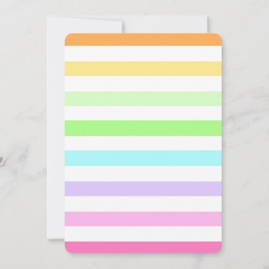 絵画の誕生日のパーティの招待状、芸術の誕生日 招待状 (裏面)