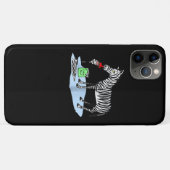 絵画の |おもしろいマンガ絵画ー・ゼブラ Case-Mate iPhoneケース (裏面(横))