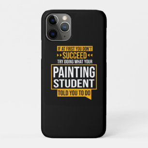 絵画の もし学生の試しに成功絵画しない iPhone 11 PROケース