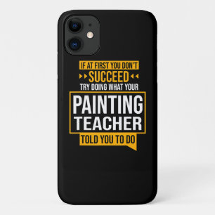 絵画の もしTryの先生に成功し絵画ない iPhone 11 ケース