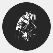 絵画の |カーペイクラシックターの古い絵画学校 ラウンドシール (正面)