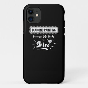 絵画の ダイヤモンド絵画のホビーライフ・ニーズ iPhone 11 ケース