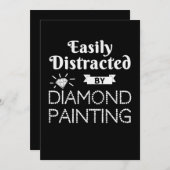 絵画の |ダイヤモンド絵画の趣味が気を取りやすい 招待状 (正面/裏面)