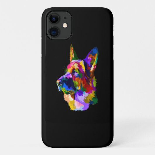 絵画の |ドイツ絵画の飼い犬の母 Case-Mate iPhoneケース (裏面)