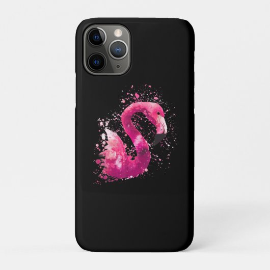 絵画の |フラミンゴピンクの水絵画色の贈り物 Case-Mate iPhoneケース (裏)