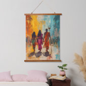 絵画の 吊り下げ型タペストリー (寝室)