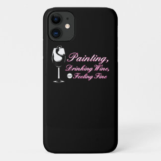 絵画の |絵画の飲み感じ酒素晴らし iPhone 11 ケース
