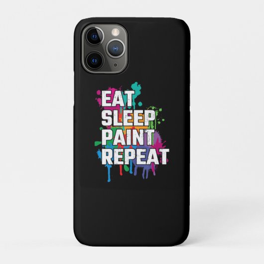 絵画の 食べ| 絵を描リプ絵を描スのおもしろいスリープ Case-Mate iPhoneケース (裏)