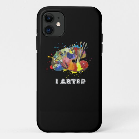 絵画の|Aunny Art Painter's Artistを絵画教えた Case-Mate iPhoneケース (裏面)