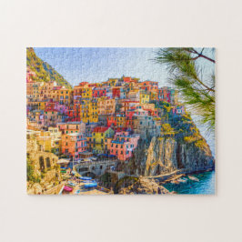 絵画のCinque Terre Liguria Italy Cliff Sea ジグソーパズル