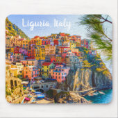 絵画のCinque Terre Liguria Italy Riviera マウスパッド (正面)