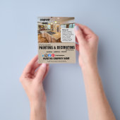 絵画のDIY飾の便利屋 チラシ (手)