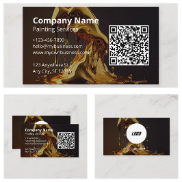 絵画のQRコード 名刺