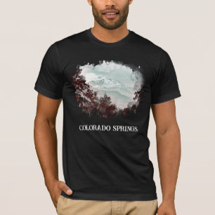 *~*絵画ズパインマウンテンズコロラド春 Tシャツ