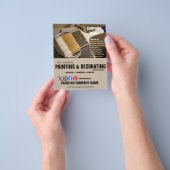 絵画ズ飾フライヤー チラシ (手)