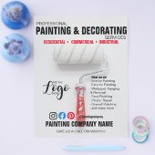 絵画ズ飾フライヤー チラシ (シングル)