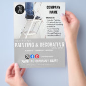 絵画ズ飾フライヤー チラシ (手)