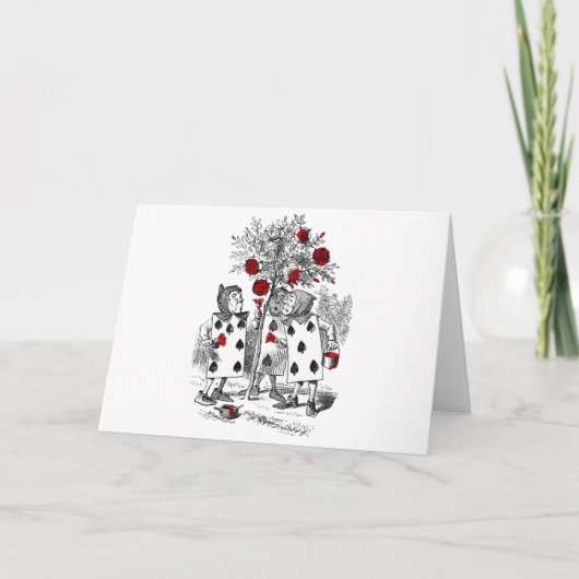 絵画バラは赤 カード (正面)