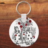 絵画バラは赤 キーホルダー (正面)