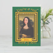 絵画パーティーの写真招待状（豪華フレーム付き） 招待状 (スタンド正面)